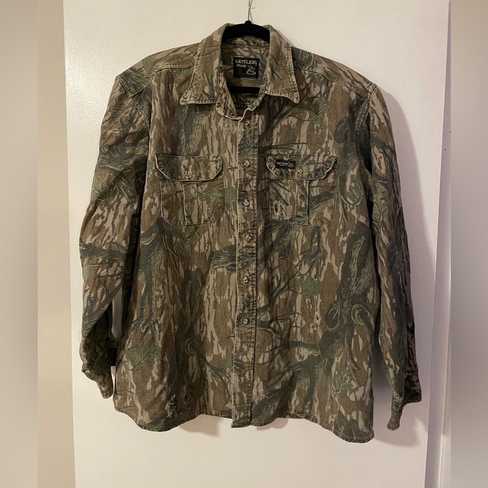 VINTAGE Mossy Oak Shirt Jacket